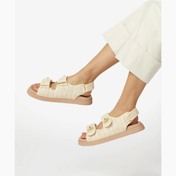 Dune London black woven chunky sandals Lockstockk size Eur 40 - Picture 2 of 13